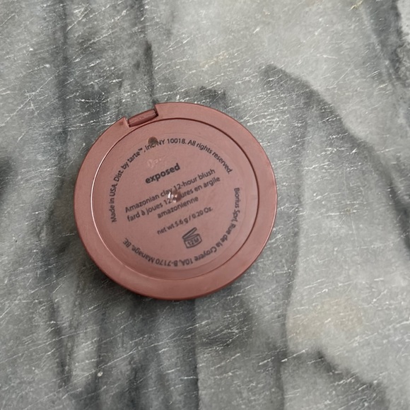 TARTE Amazonian Clay 12 hour Powder Blush in EXPOSED Full size - Picture 3 of 7